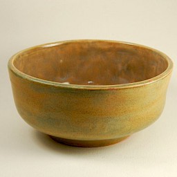 Gold Green Footed Bowl, 7.25" x .75"