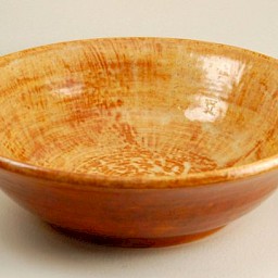 Burnt Sugar Bowl, 8.5" x 2.75"