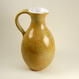 Gray Green Pitcher, 4" x 7.5"