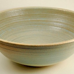 Gray Green Bowl, 9.5" x 3.5"