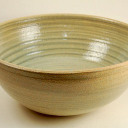 Warm Gray Green Bowl, 8.75" x 3.75"