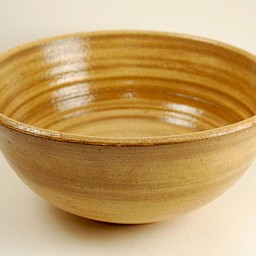 Tan Brown Bowl, 8.5" x 4"