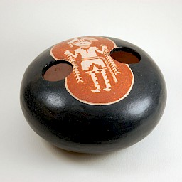 Hopi Pueblo-style Seed Jar, 6.75" x 3.25"